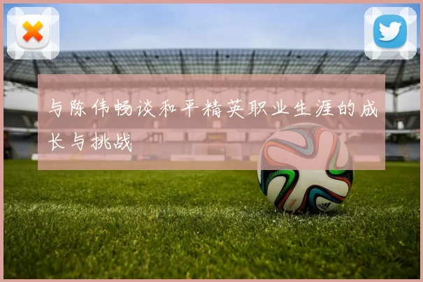 与陈伟畅谈和平精英职业生涯的成长与挑战
