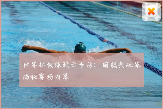 世界杯假球疑云专访:前裁判独家揭秘赛场内幕