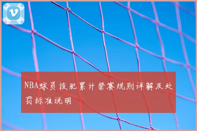 NBA球员技犯累计禁赛规则详解及处罚标准说明
